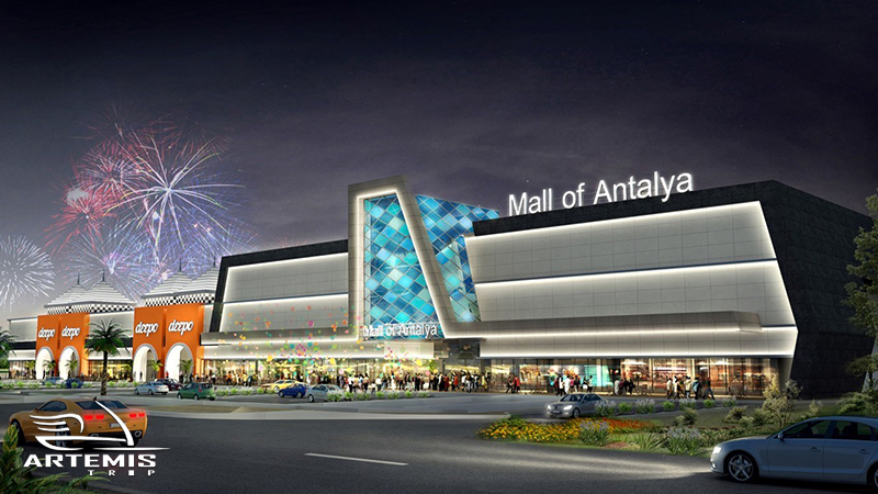 مال آف آنتالیا بزرگترین مرکز خرید حوزه مدیترانه است.